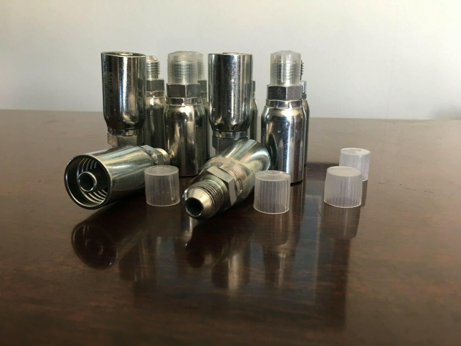MJ-08-10, 10 PK, 1/2″ Hose x 5/8″ threads, Male JIC Hydraulic Hose Fittings HY