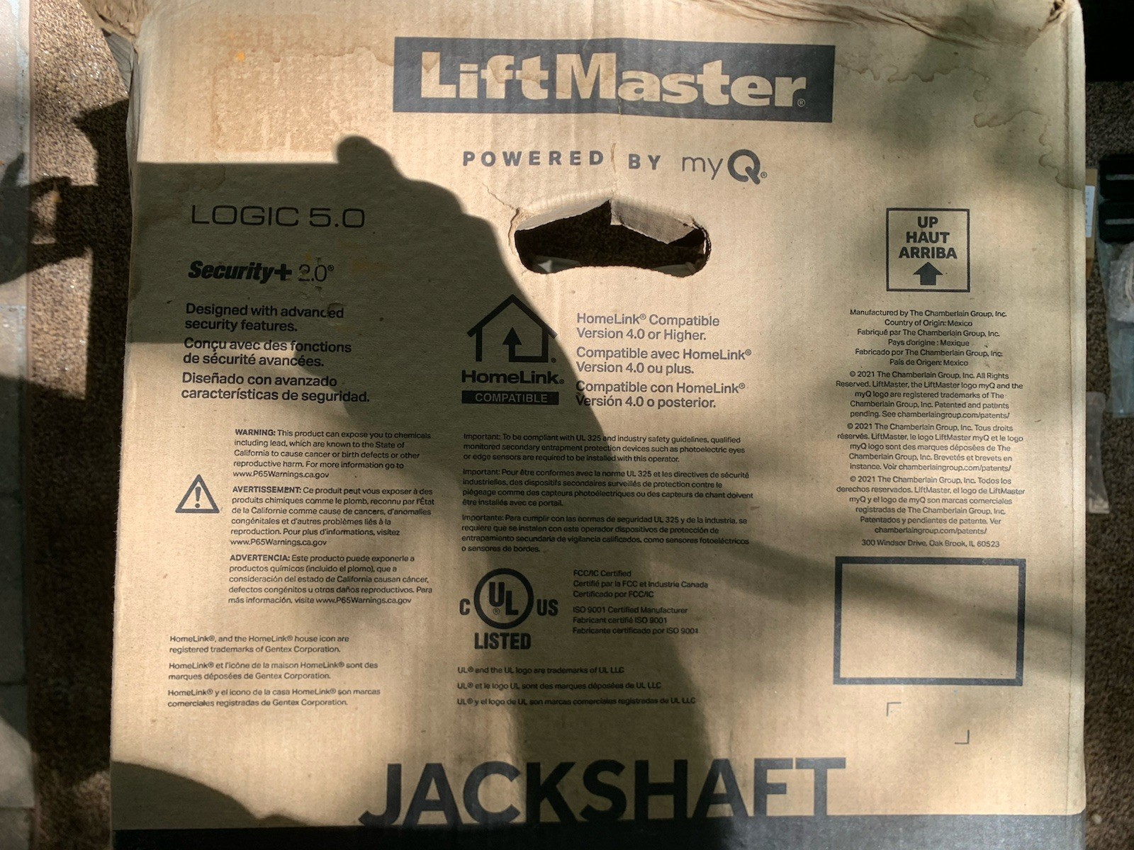 LiftMaster Logic 5.0 1/2 HP Commercial Door Opener BJ501L5 With Brake – Read-