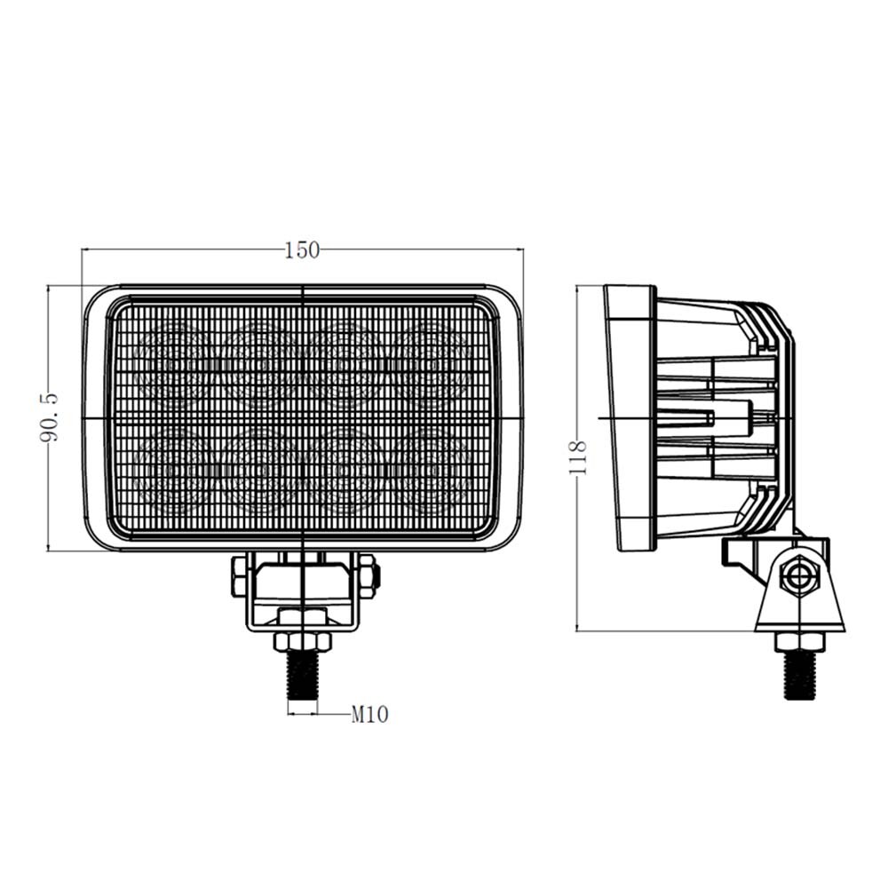 Complete LED Light Upgrade Kit For Case IH 7110,7120,7130,7140,7150 Tractors