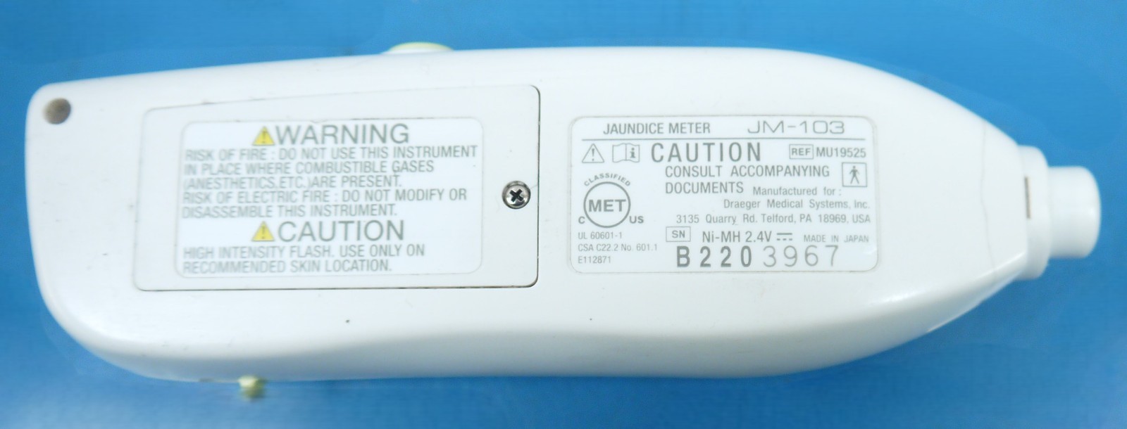 Dräger JM-103 (MU19525) Handheld Meter