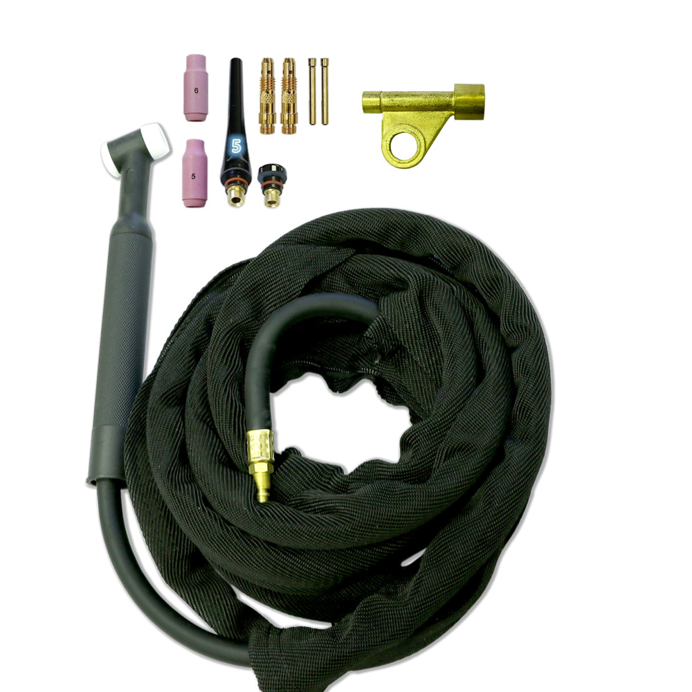 WeldingCity® TIG Welding Torch Package WP-17F Flex Head 150A 25-ft Air-Cool USA
