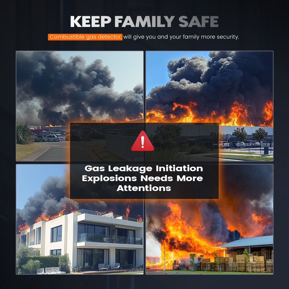 Natural Gas Leak Detector Handheld Methane Propane Combustible Gas Detector Pen