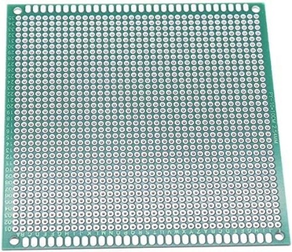 3Pcs 10x10cm Double Sided Prototype PCB Universal Printed Circui Size: 10x10cm