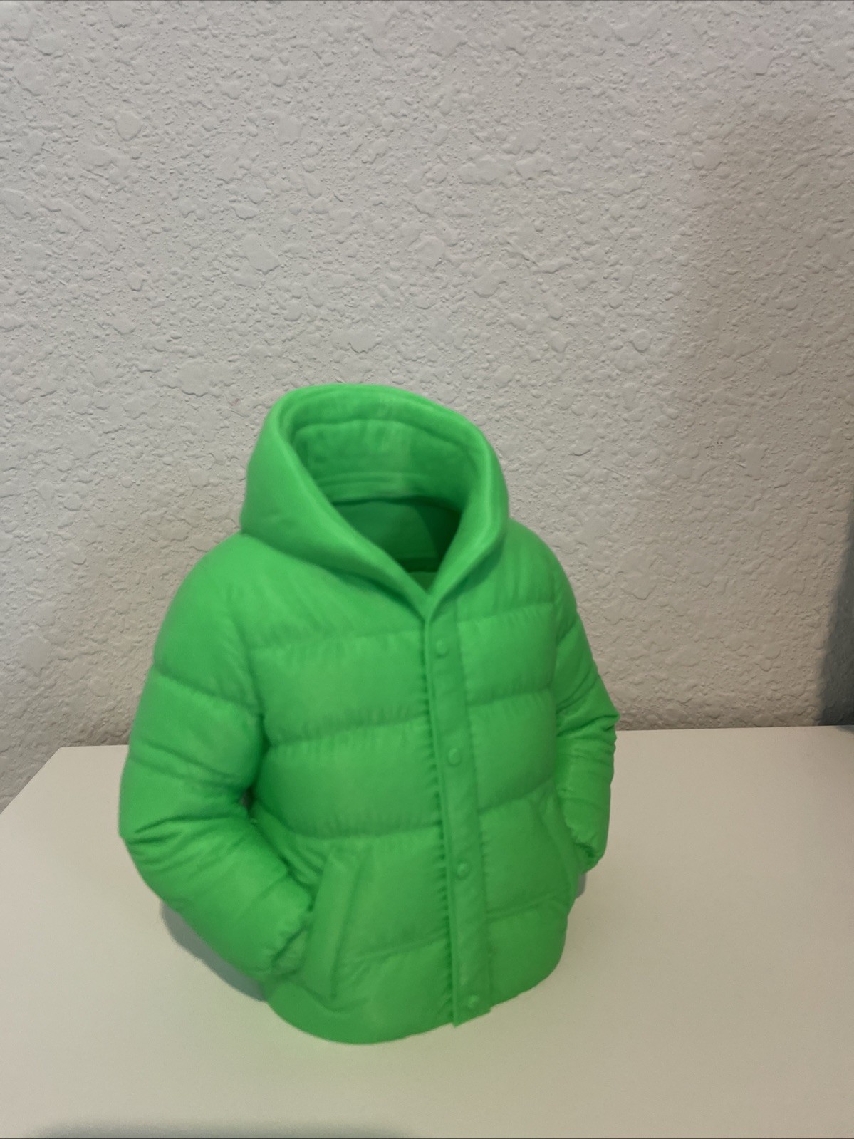 Pen stand, comb, pencil stand, brush stand, green, jacket
