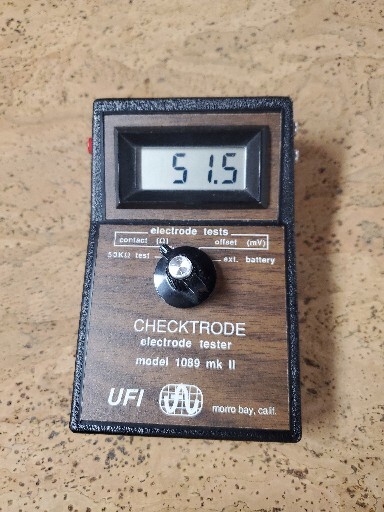 1089 MKII Checktrode Impedance Meter UFI NO LEADS UNTESTED