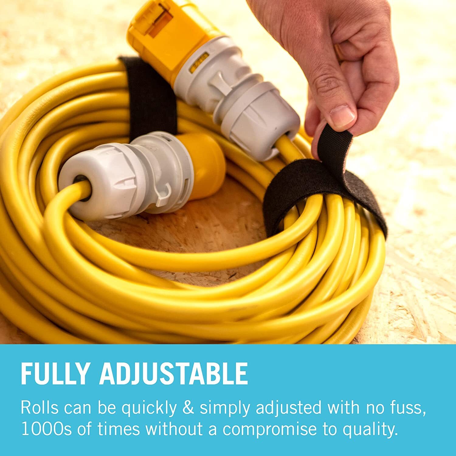 VELCRO® Brand Hook and loop ONE-WRAP® double sided Strap for Cable Tidy