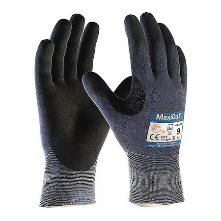 Pip 44-3745/M Maxicut Ultra Cut-Resistant Coated Gloves, Dipped, Nitrile, A3