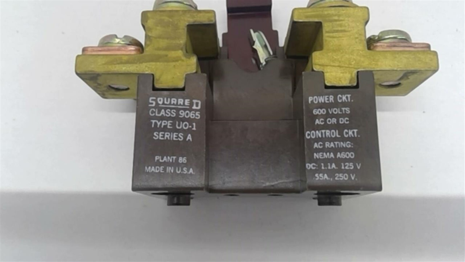 Square D 9065 Overload Relay UO-1 Series A 600V AC Or DC