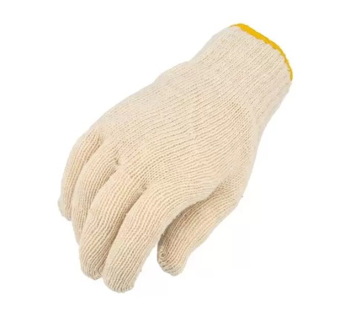 Cotton Gloves, String Knit Safety Protection Work Gloves, Size: Men/Women