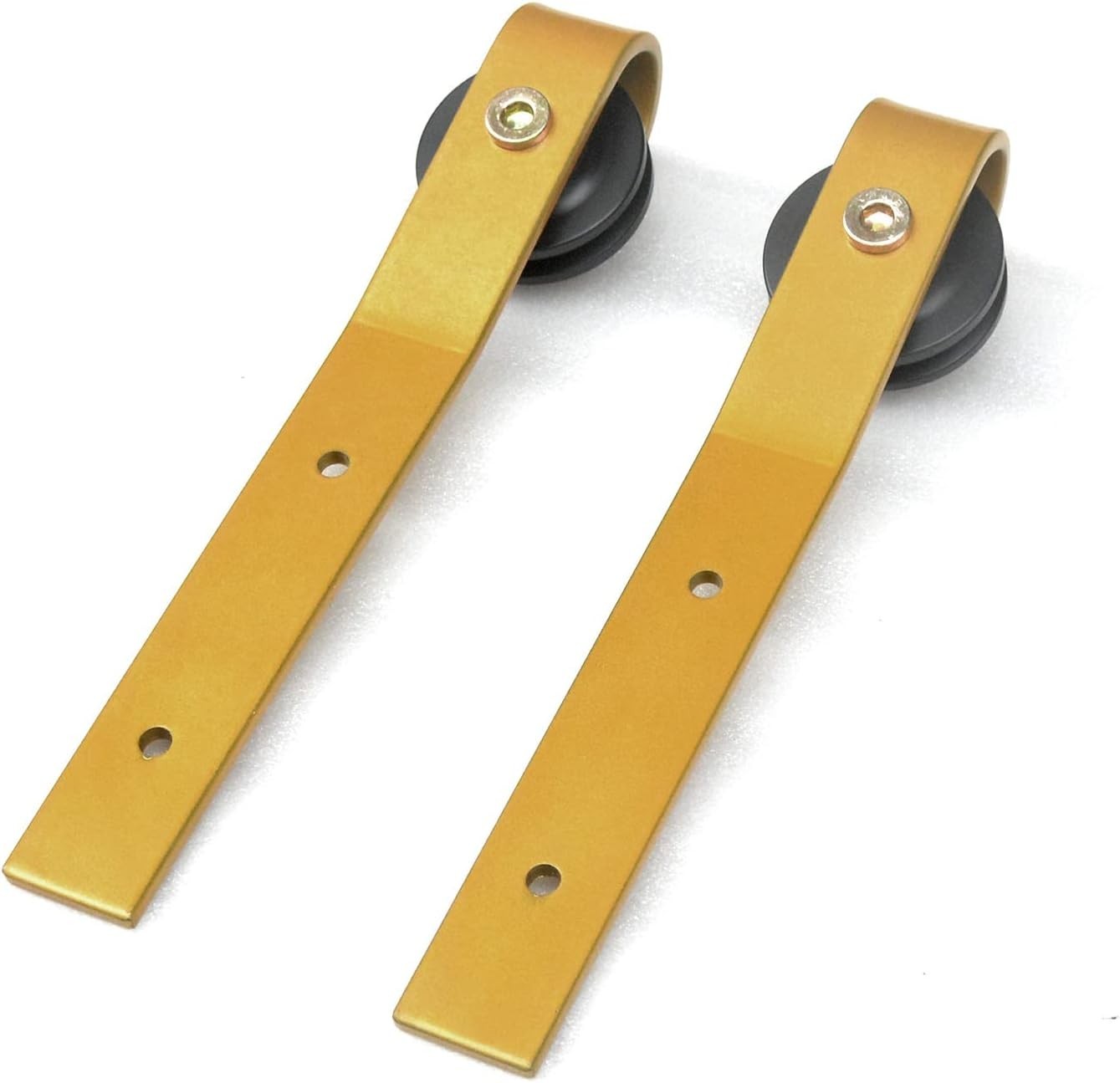 6.6FT Sliding Library Ladder Hardware Kit, Rolling Track System with Braking