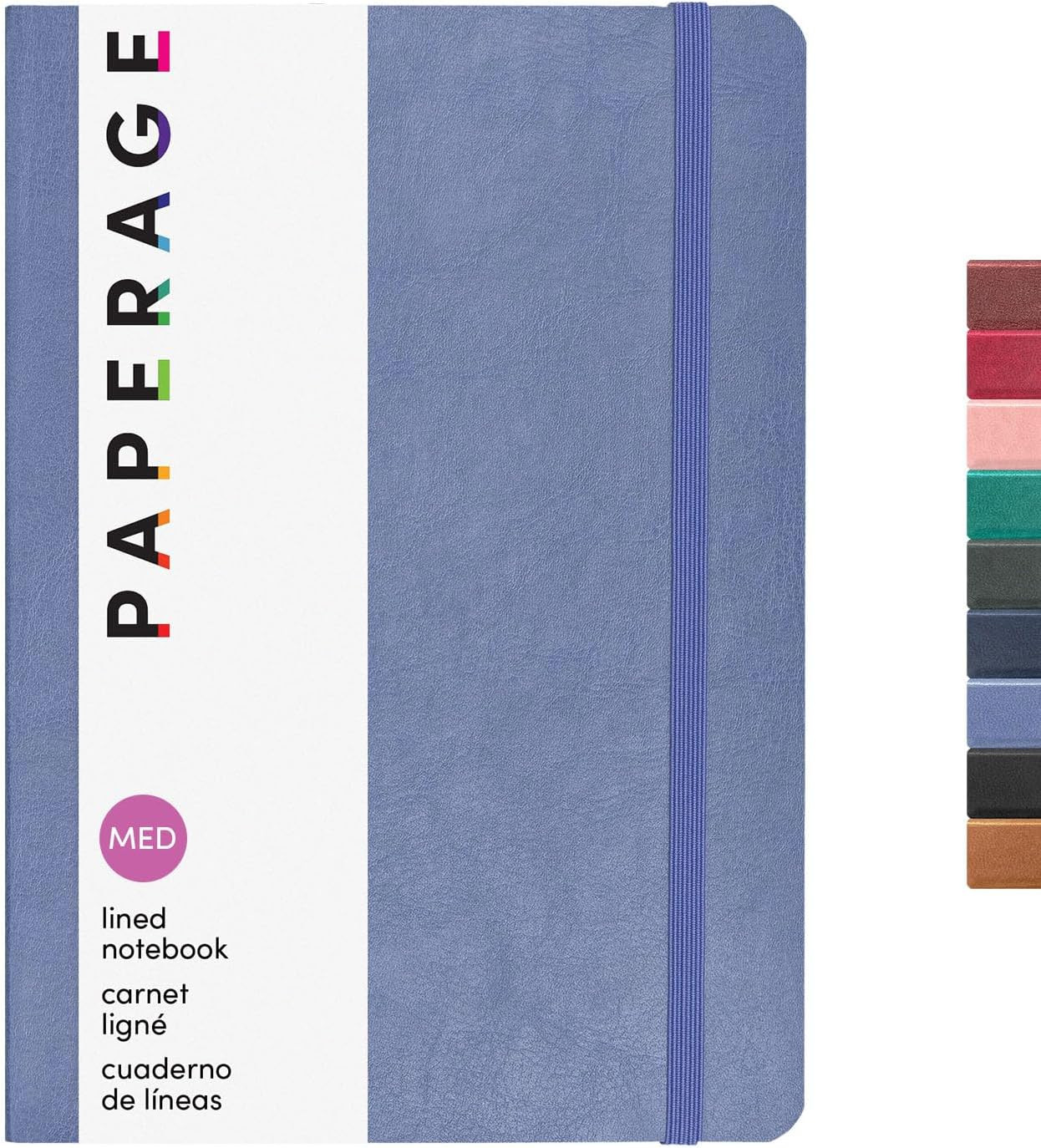 Softcover Lined Journal Notebook (Periwinkle), 160 Pages, Medium College Ruled N