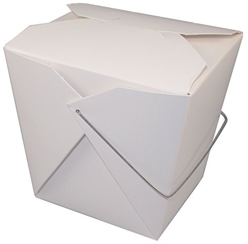 Fold-Pak Paperboard Quart Food Container Oyster White, 32 oz. | 500/Case