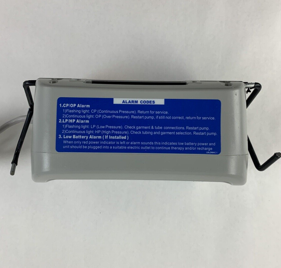 VasoPress Supreme Mini DVT Pump VP500DM Compression Therapy W/ Cord and Battery