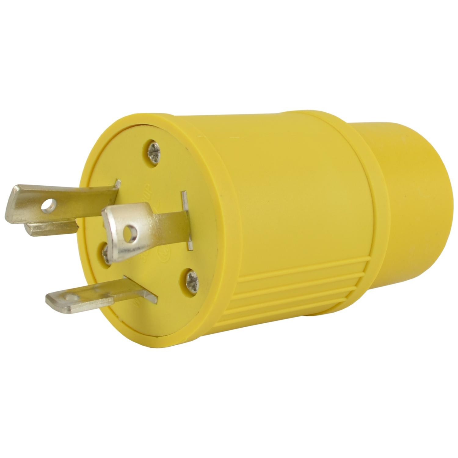 Conntek 30224-YW Electrical Plug Adapter NEMA L5-30P to L5-20R