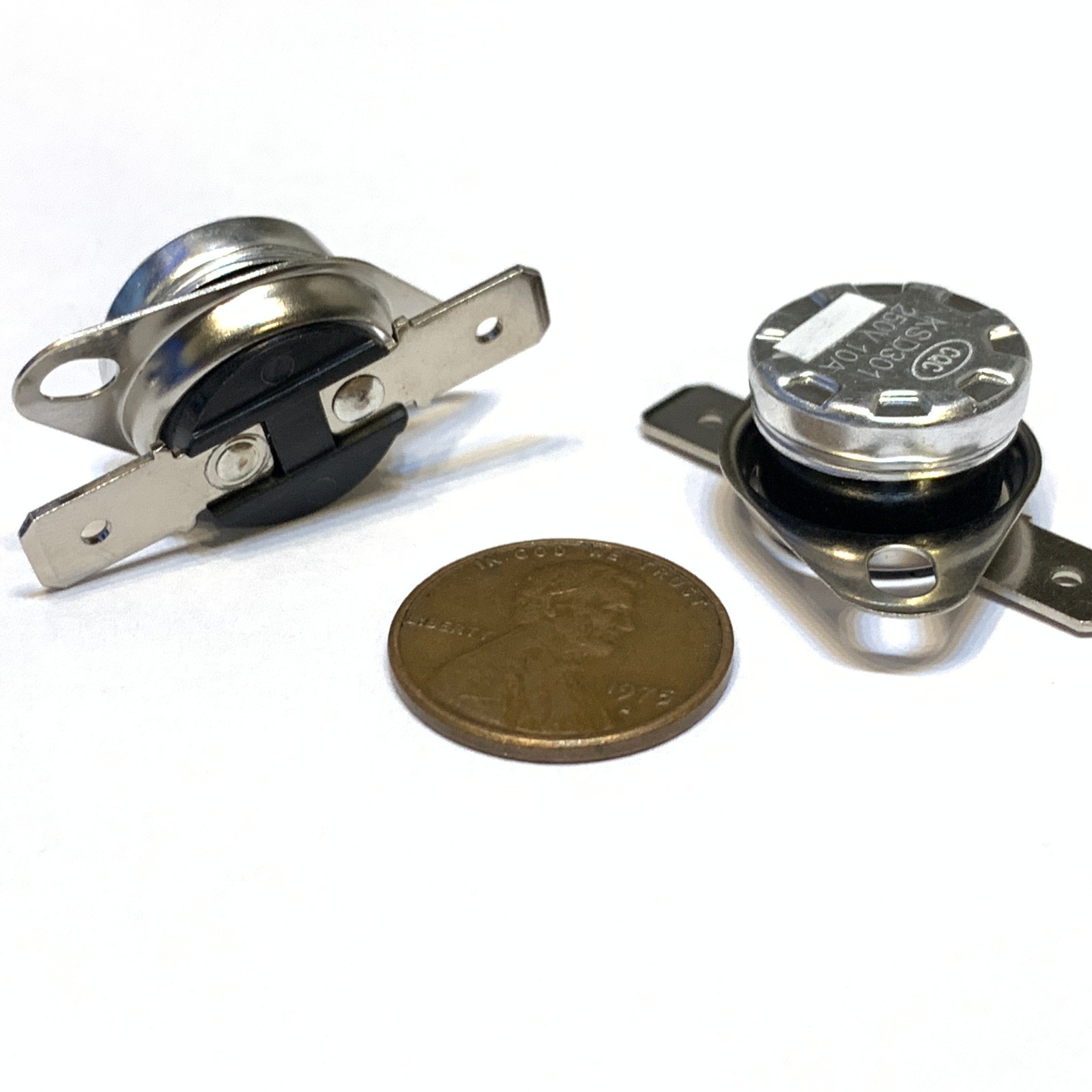 2 Pieces N/C 85ºC 185ºF normally closed Thermal Thermostat switch KSD301