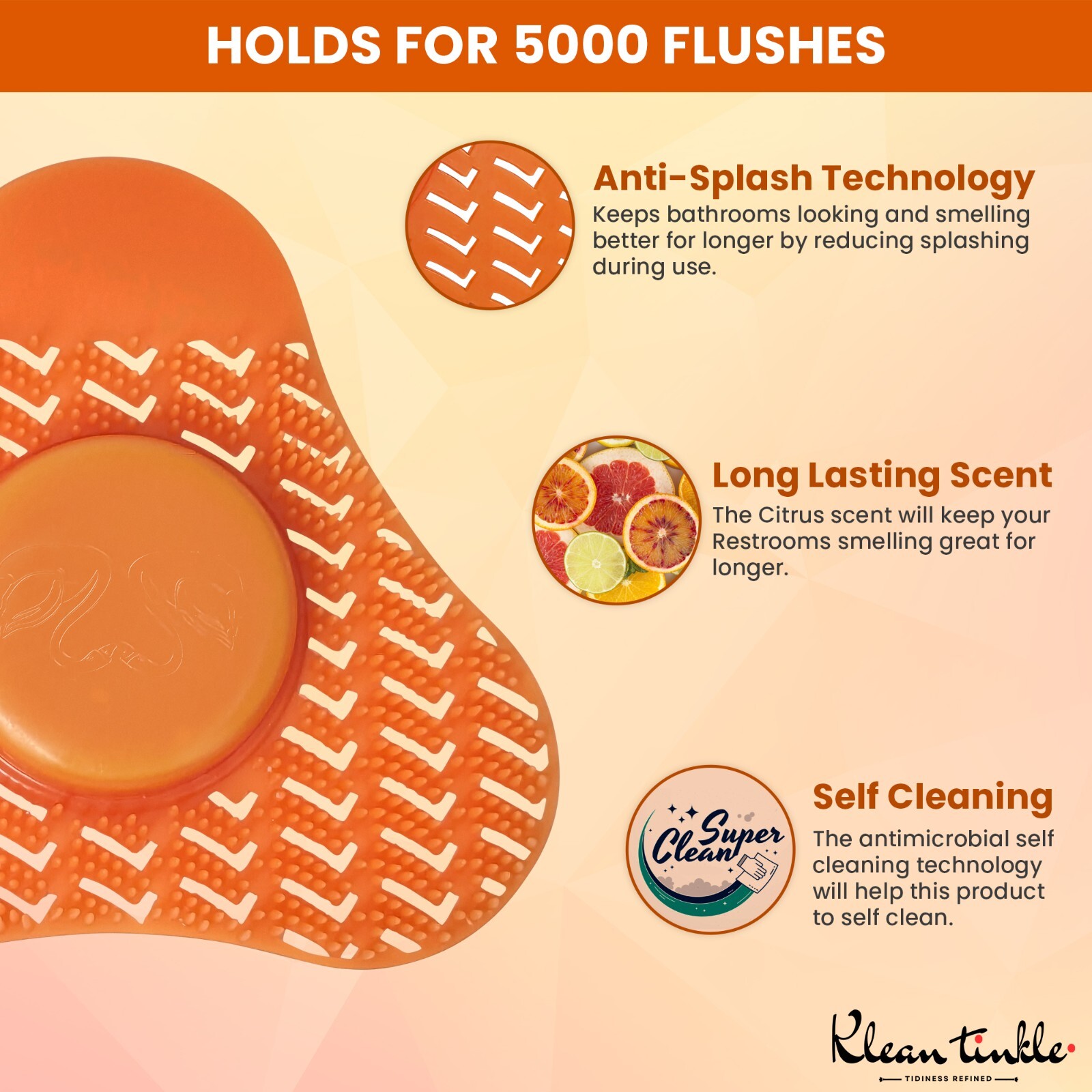 1-10 ) Janitorial Scented Urinal Cake Screens + Deodorizing Cleaners Anti-Splash