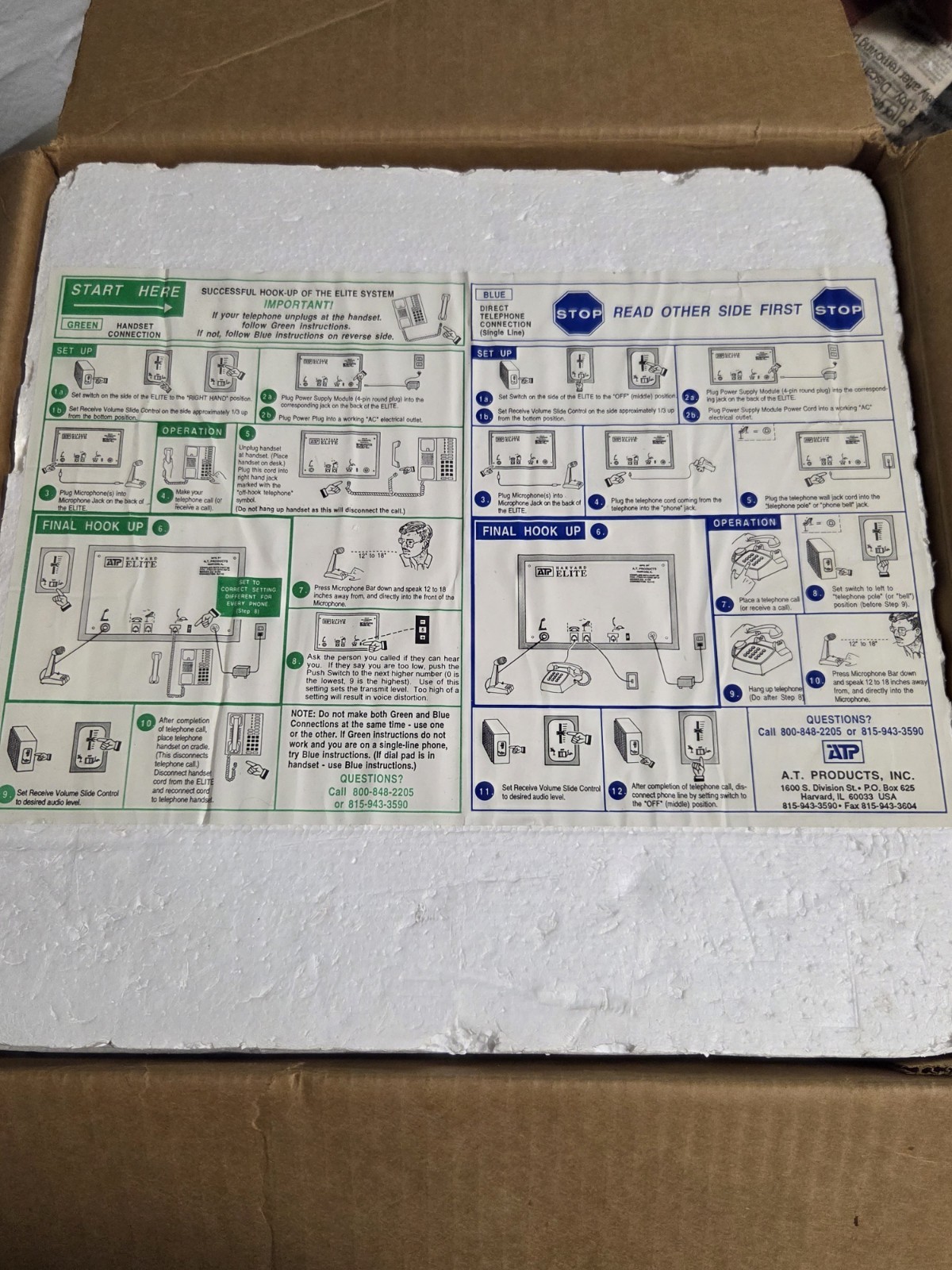 Vintage ATP HARVARD ELITE PORTABLE PA SYSTEM