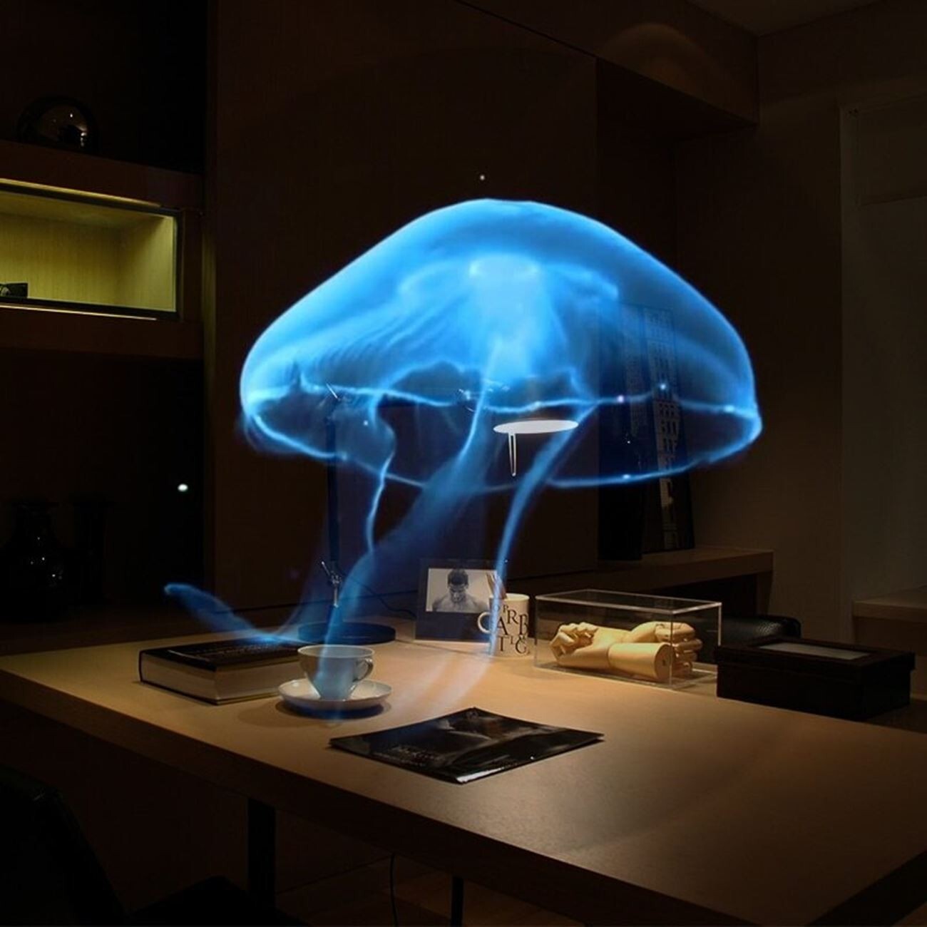 Christmas 3D Holographic Projector Wifi Hologram Fan ghost hologram Projection