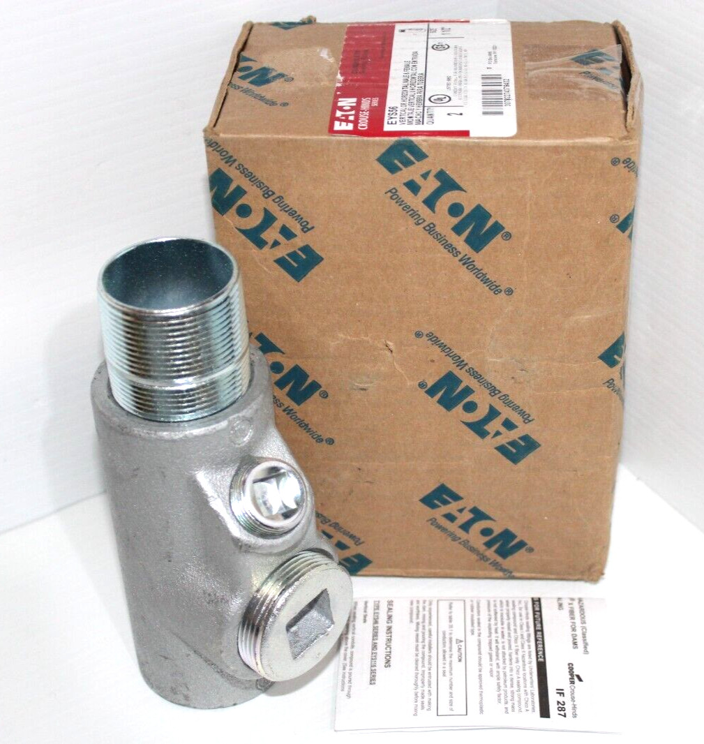 ⭐NEW IN BOX⭐ONE EATON CROUSE-HINDS EYS56 1-1/2″ CONDUIT FITTING SEALOFF