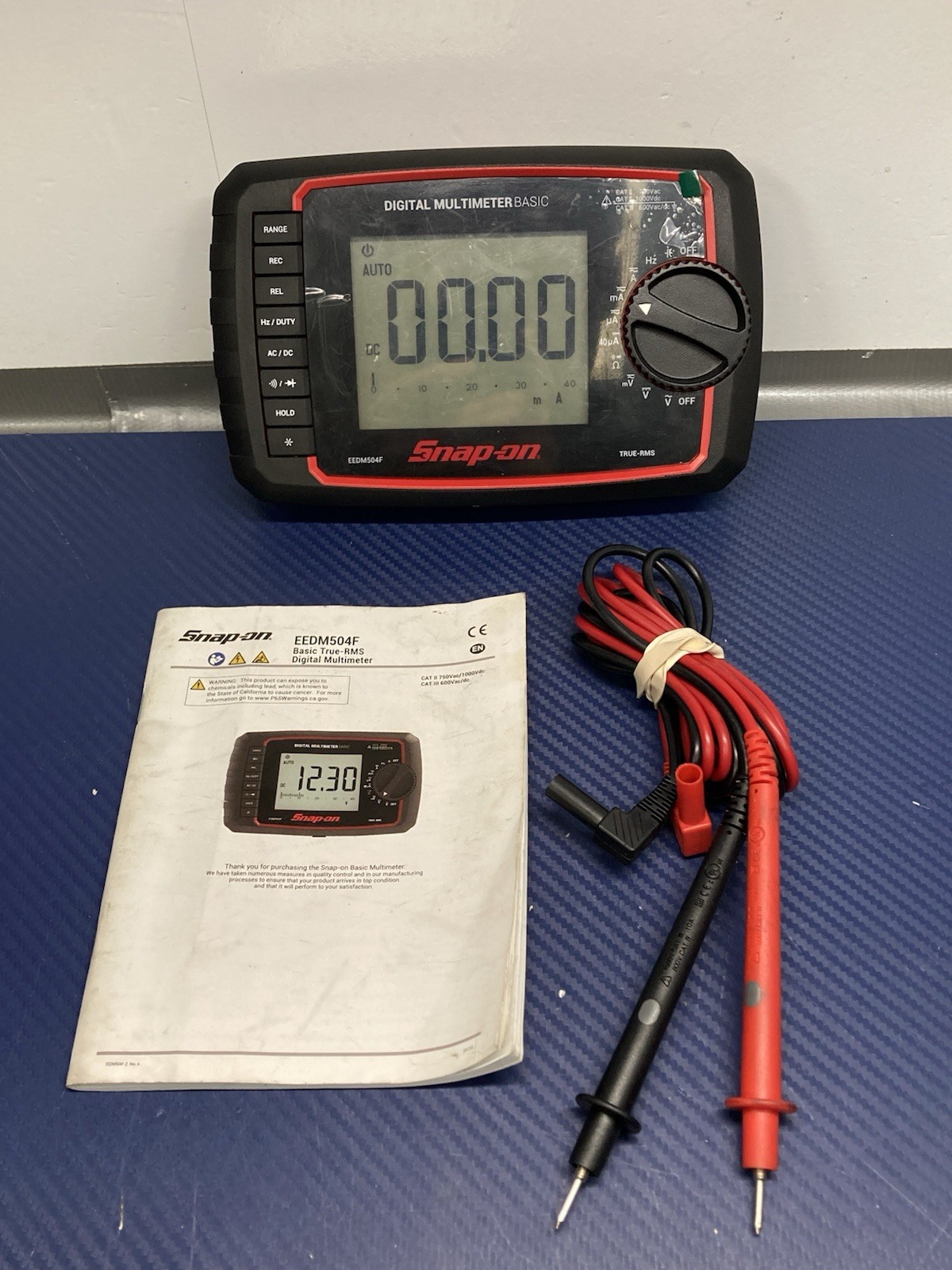 Snap-on EEDM504F Digital Multimeter Basic CAT III True RMS