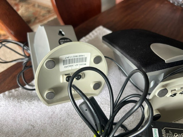 LOT OF MISC COMPUTER / PHONE / TV CABLES WIRES SPEAKERS CHARGERS