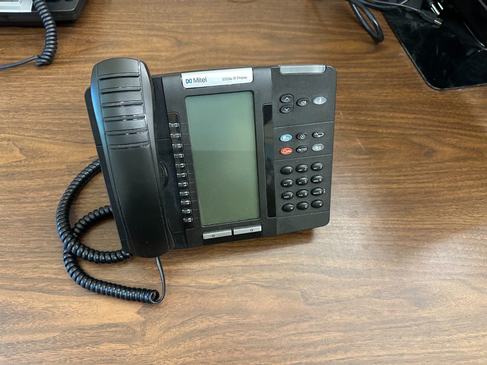 Used Mitel 5320e IP Phone w/Backlit Display (50006634). No PS