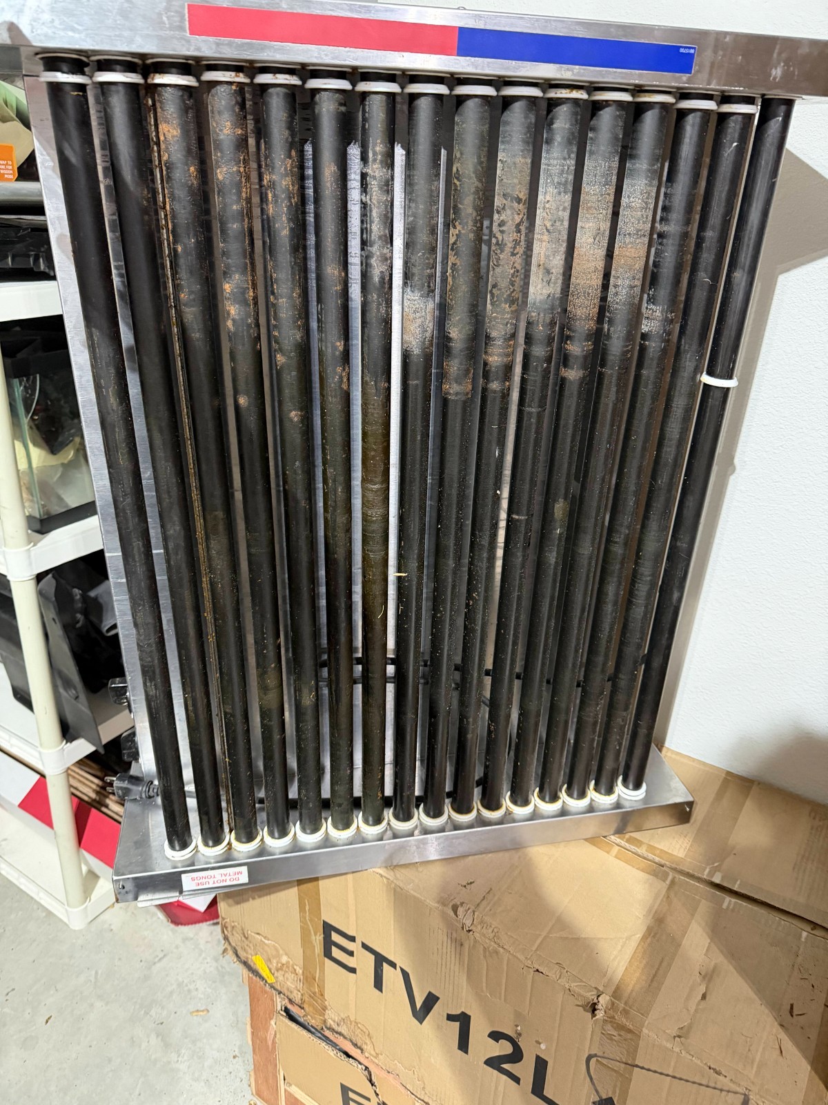APW WYOTT TRU-HEAT HRS-31S Roller System , stainless steel 24 in x 19 in