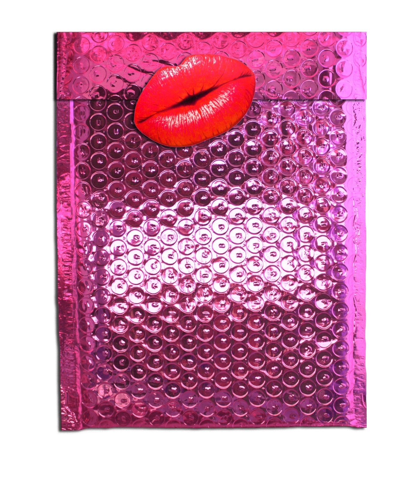 6×10 METALLIC BUBBLE MAILER, POLY BUBBLE Design Padded Shipping Bags, Pink,Teal