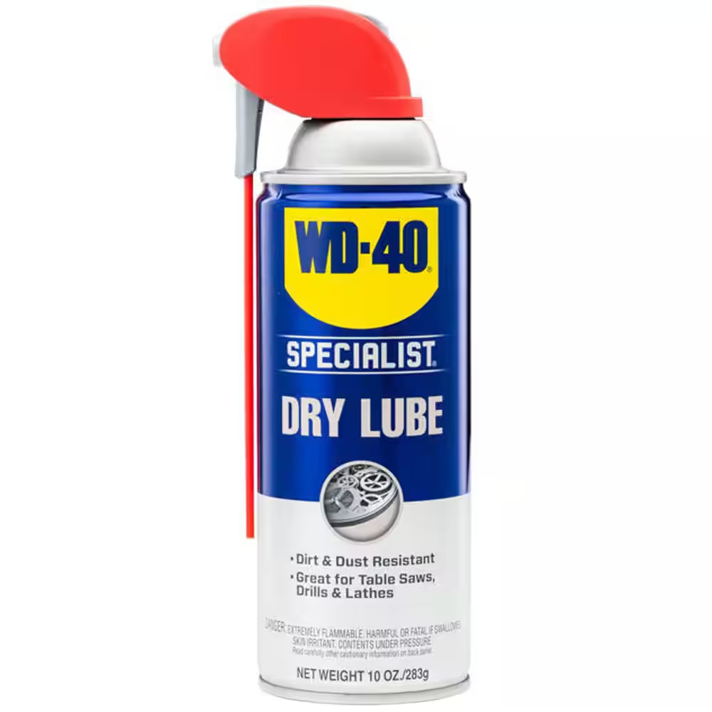 WD-40 Specialist Dirt & Dust Resistant Dry Lube PTFE Spray , 10 OZ