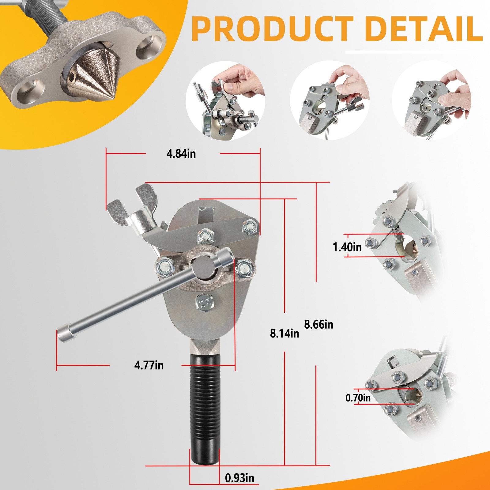 945TH-BPD Flaring Tool for Soft Metal Tubing, 45 Degree Single Flare Tool