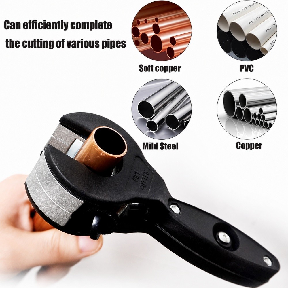 Heavy Duty Ratchet Pipe Cutter Tool for Cutting PVC PPR PE Copper Steel Metal