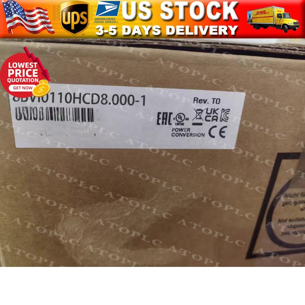 Brand New Sealed 8BVI0110HCD8.000-1 Servo Drive New In Box Expedited Shipping