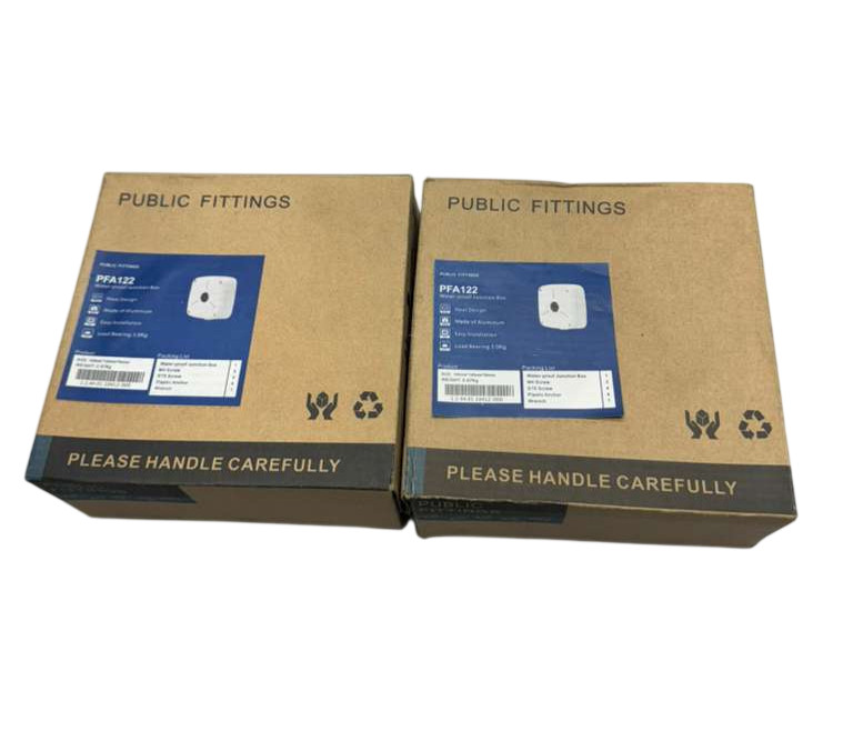 Public Fittings PFA122 Water-Proof Aluminum Junction Box Size, 145mm*145mm*64mm