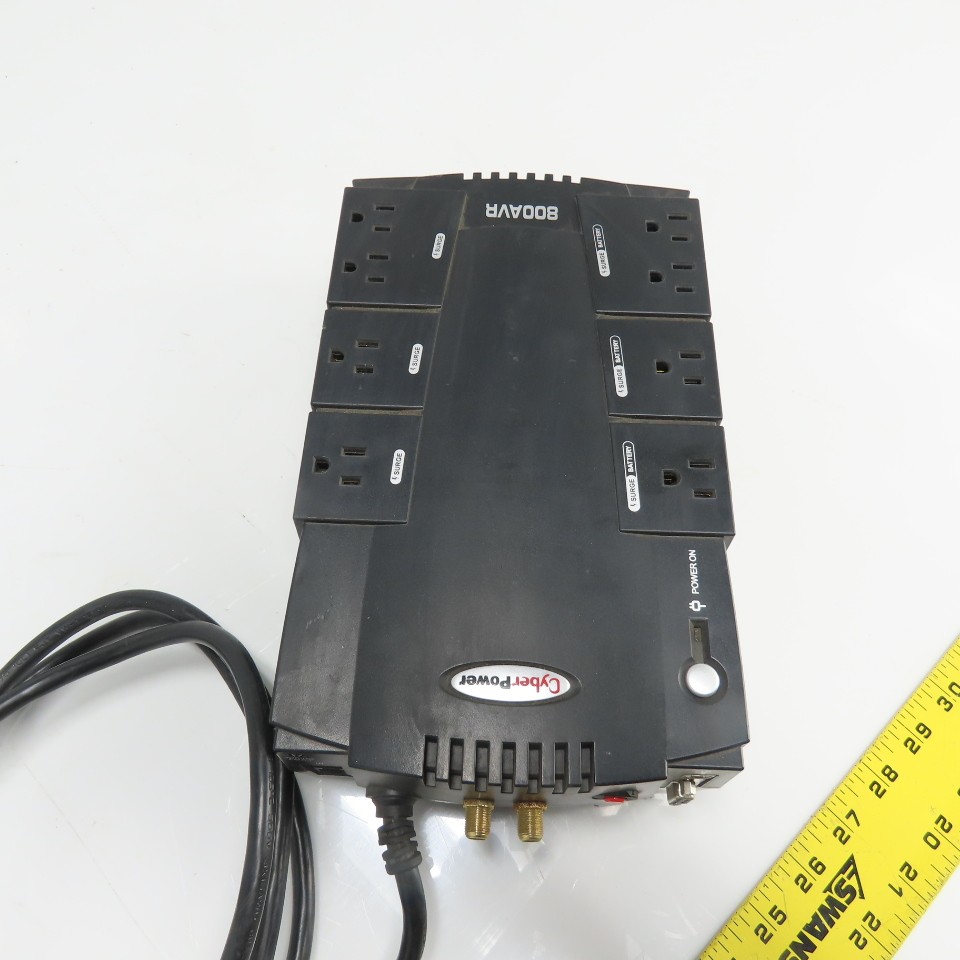 Cyber Power 800AVR Uninterruptible Power Supply Battery Backup