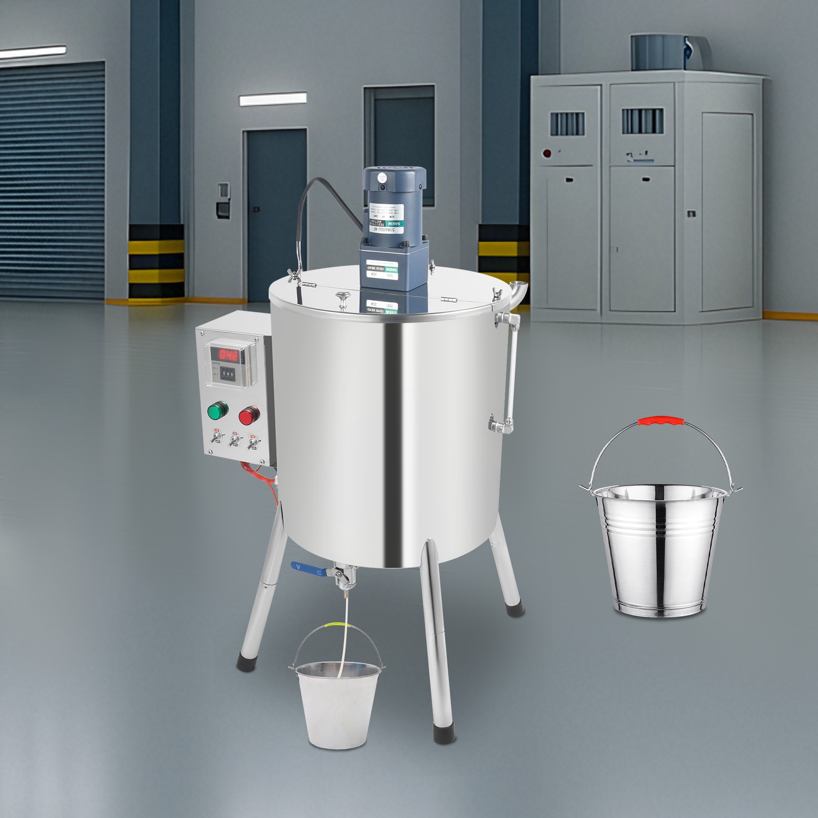 Liquid Filling Machine Bottle Filler Heating Mixing Filling Machine 30L/8gal
