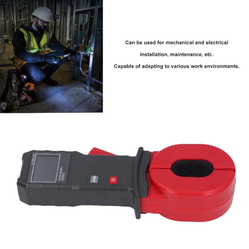 Ground Resistance Tester, Easy-to-operate Ground Resistance Tester