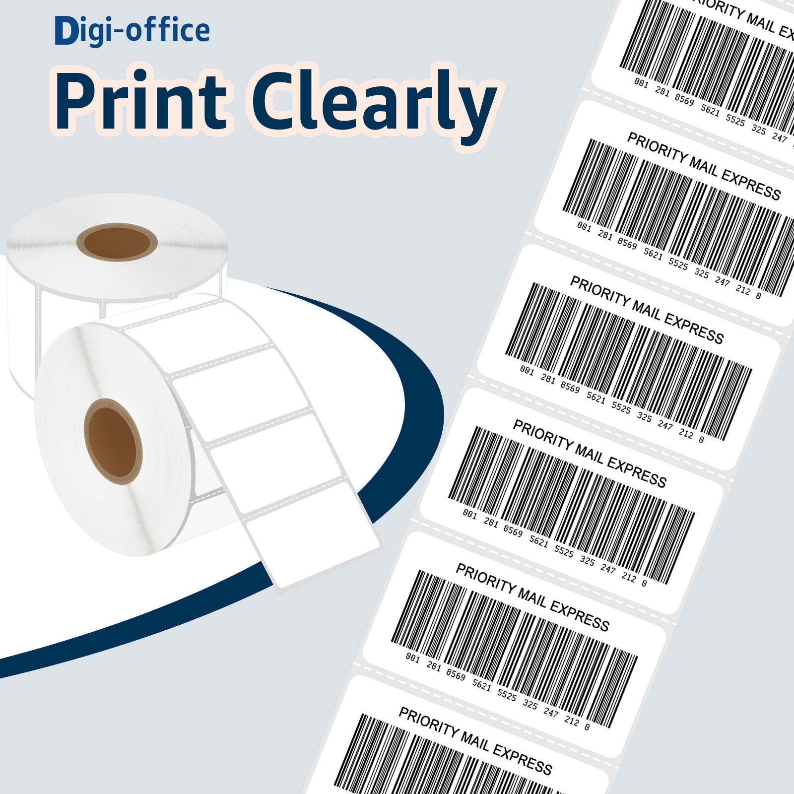 1300 Direct Thermal Labels for Zebra LP 2824 LP 2844 GX420T Eltron ZP450 2×1