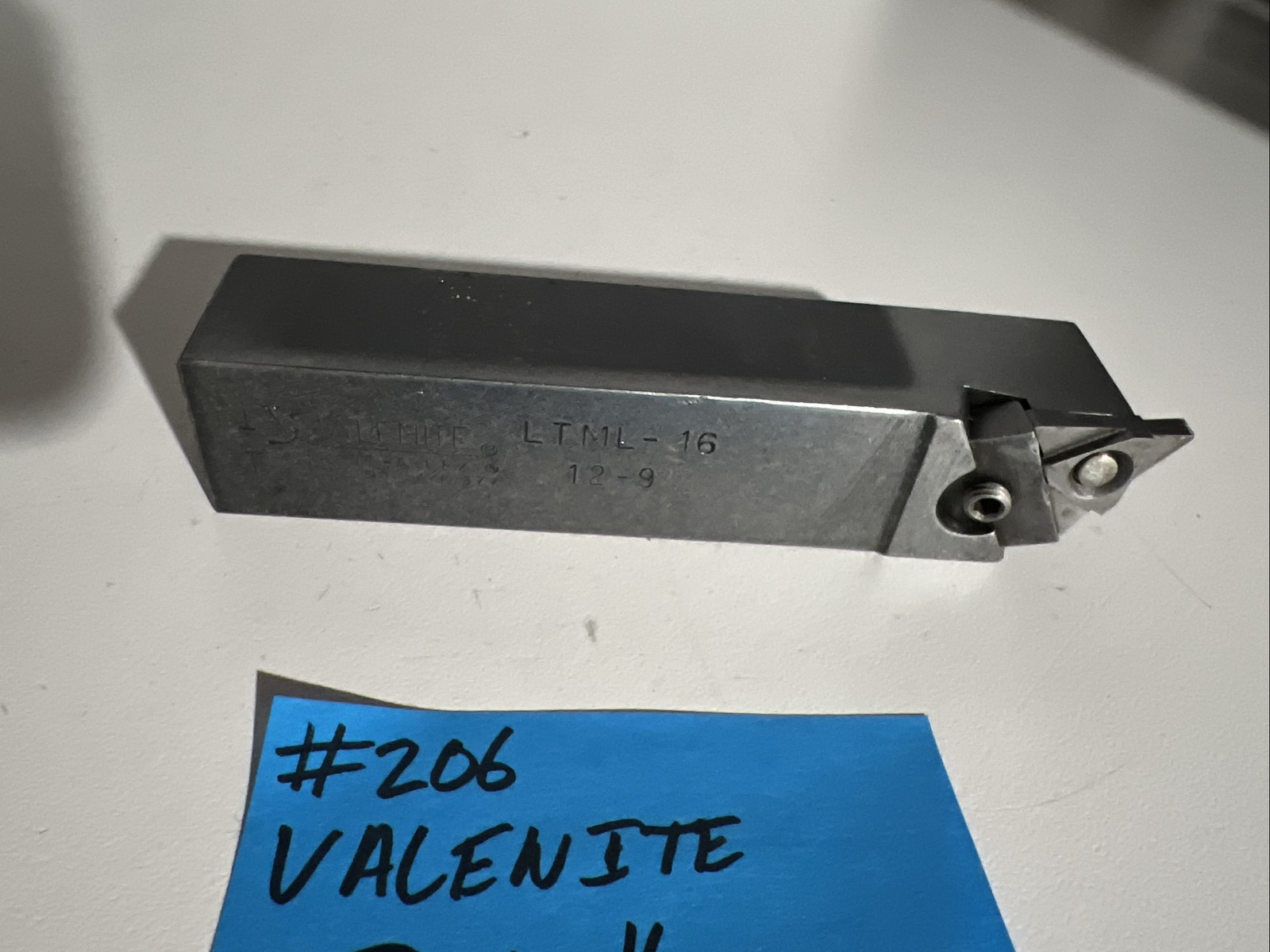 valenite LT-16 Indexible Carbide Lathe Toolholder 5”OAL 1”Shank Threading Turnin