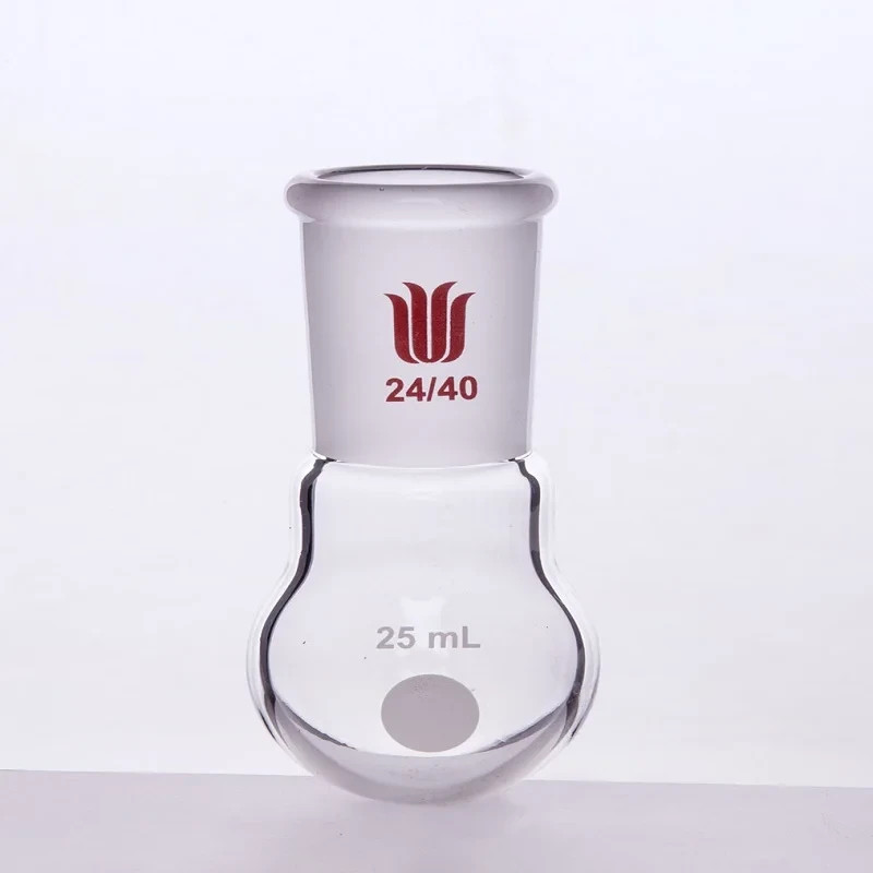 Single Neck Round Bottom Flask 25-5000ml 24/40 Borosilicate Glass
