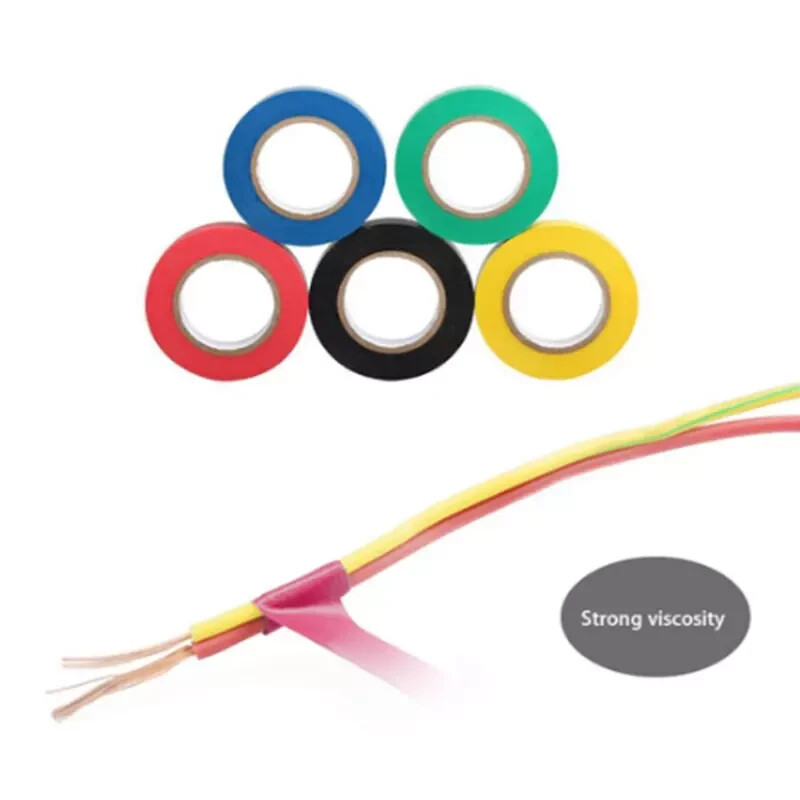 Multi Colored Electrical Tape 0.7″ Wide 32 Feet 10 Meters Per roll USA (6 Pack)