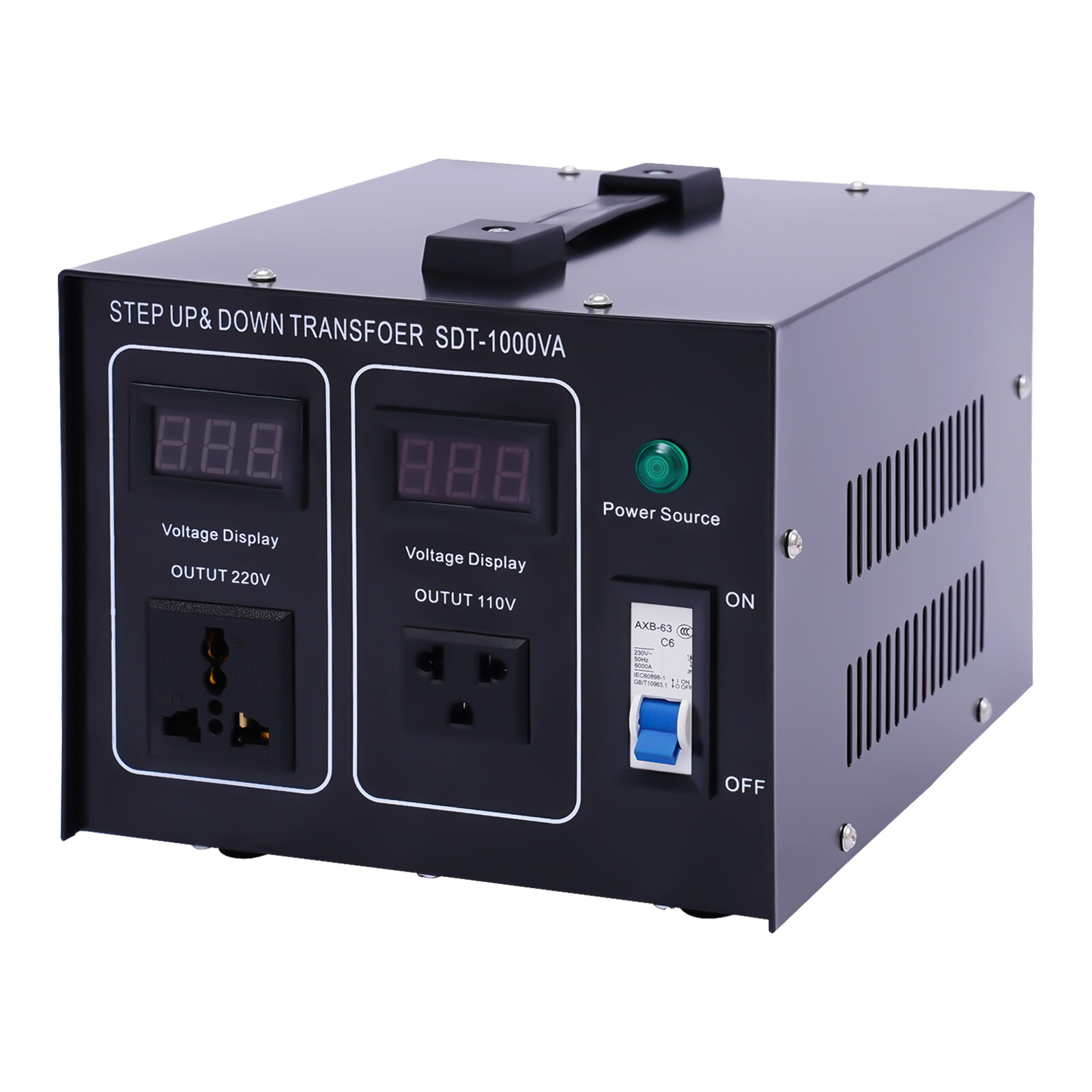 1000W Step Up Step Down Voltage Converter Transformer 220V to 110v 120v to 240V