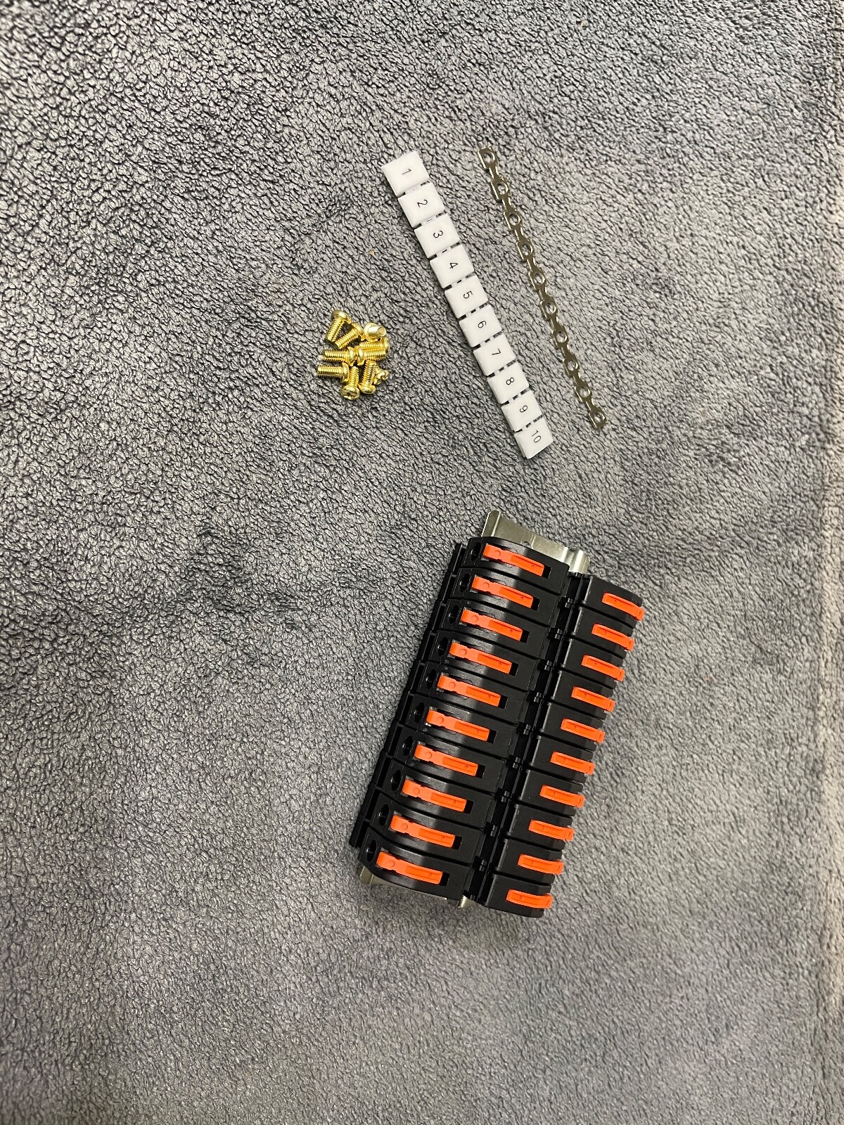 Spring Lever Terminal Block Kit Din Rail Mount