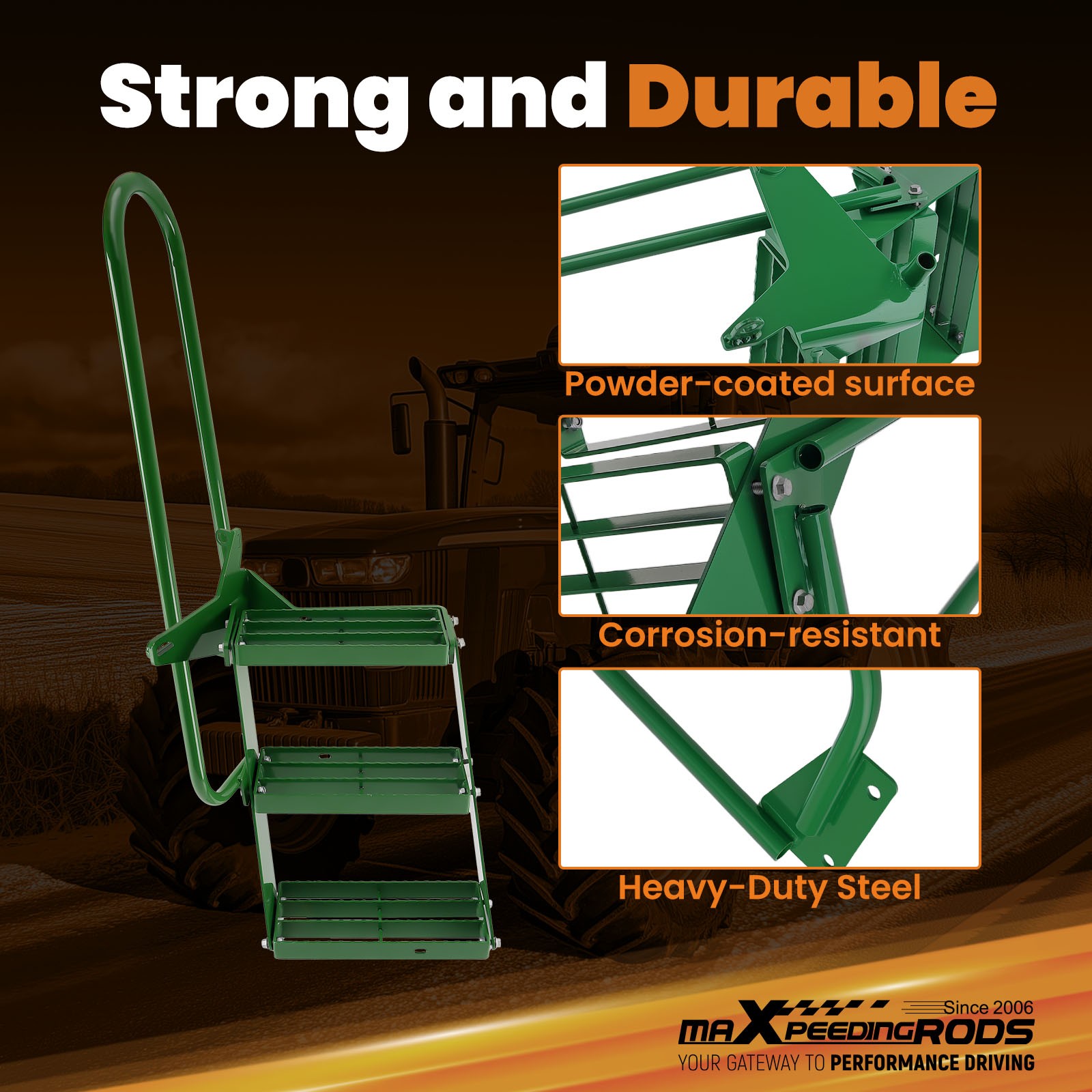 Left Stair Step Kit For John Deere 2WD Tractor 3010 3020 4000 4010 4020