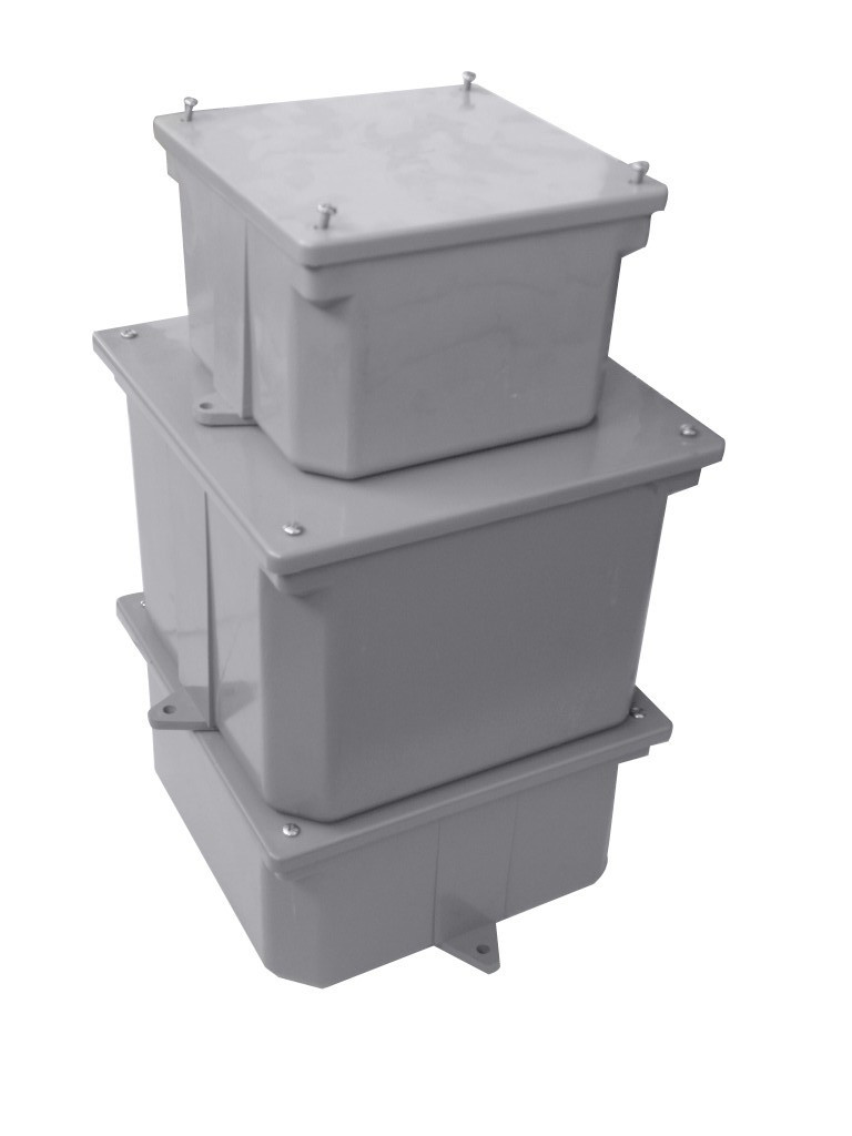 PVC Junction Box ETL Gray Outdoor Electrical Enclosure NEMA Rated Waterproof lot