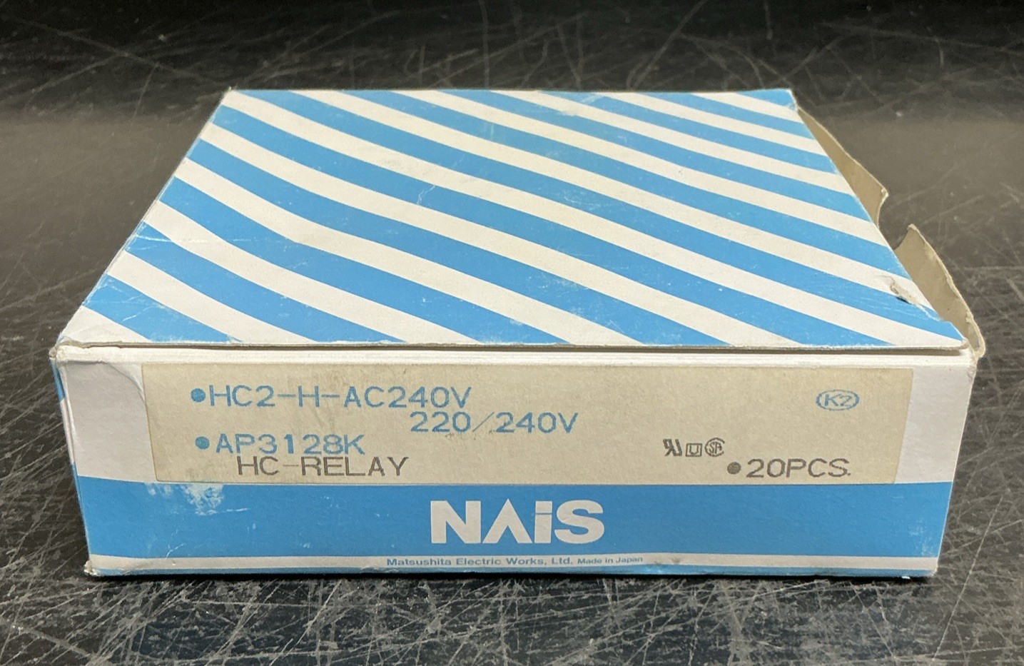 Open Box of 12 NAIS Relays HC2-H-AC240V | 220/240V