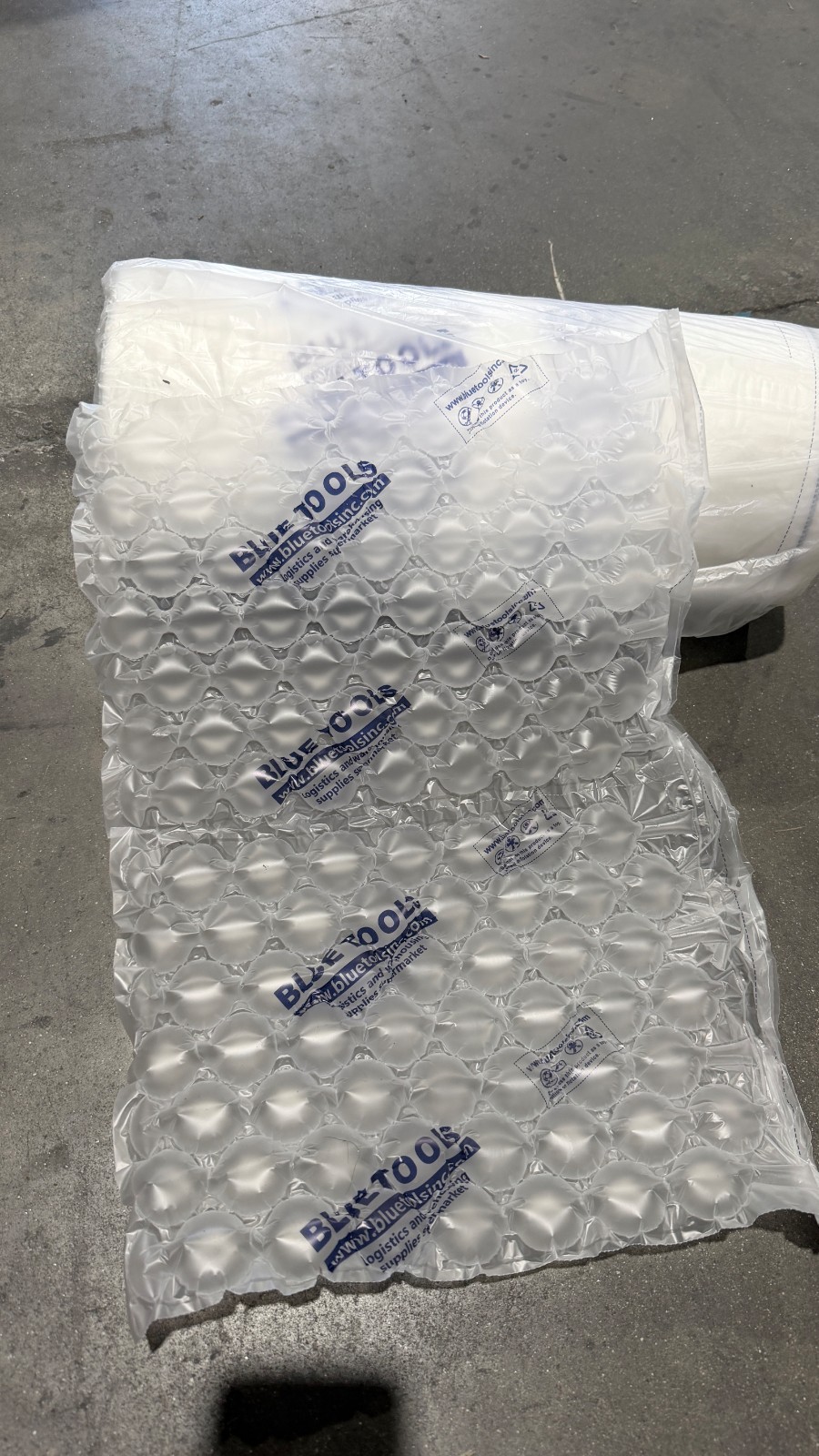 984ft x 16″ Air Cushion Machine Film Small Bubble Pillow Packaging Padding Roll