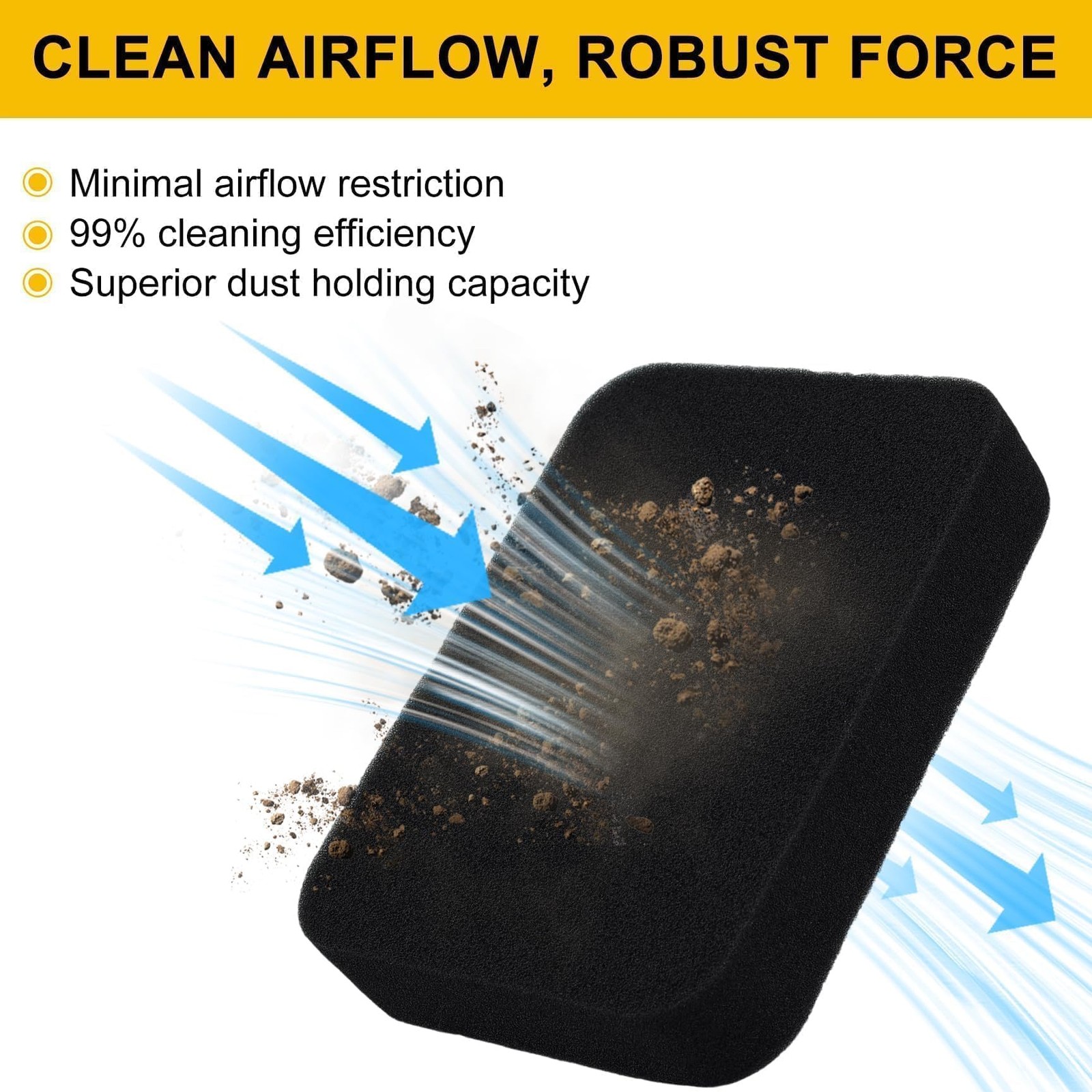 Air Filter for Honda GX390 GX340 GX270 GX240 Engine Generator Parts