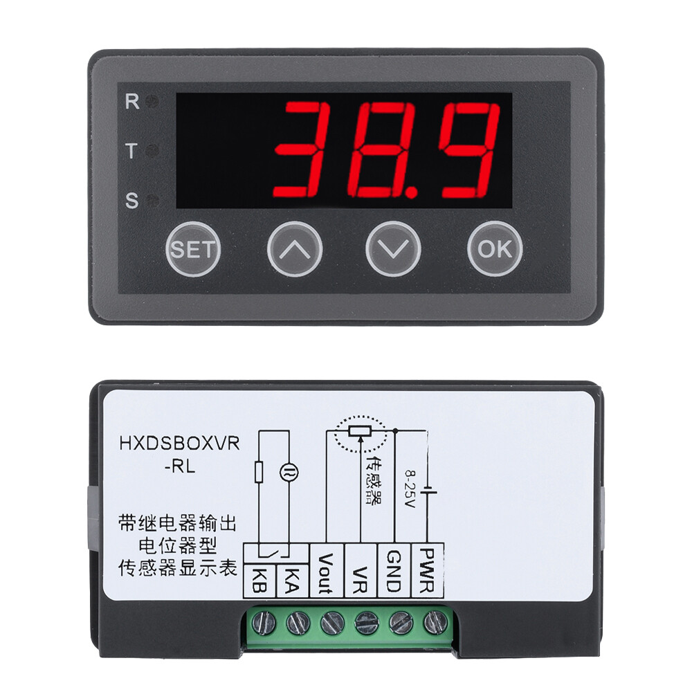 DC8-25V 40/50mA 0.56″ 4-digit Tube Potentiometer Sensor Digital Display Meter