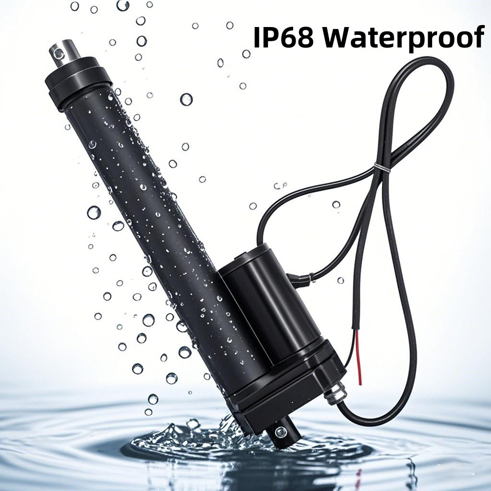 IP68 Submersible Electric Linear Actuator 264lbs,12V for Marine & Underwater Use