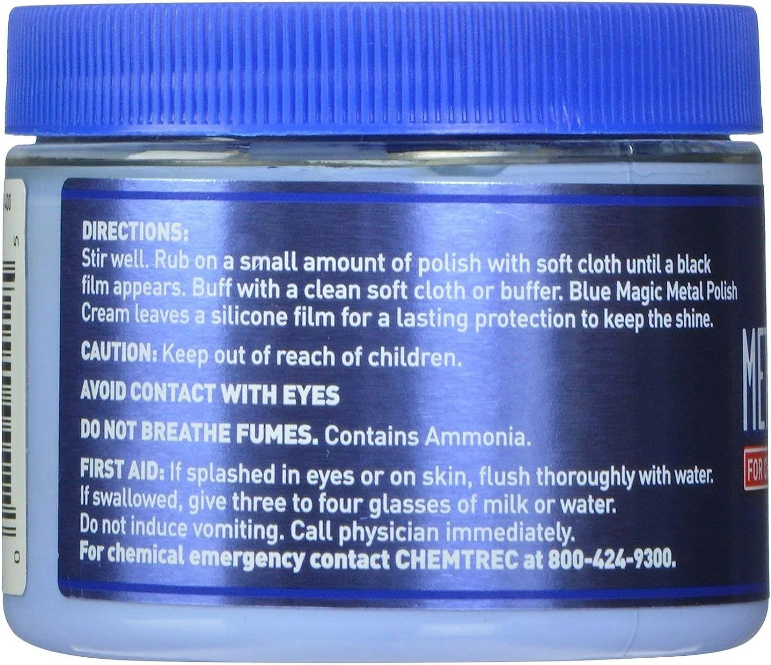 Blue Magic 400 Metal Polish Cream Non-abrasive Tarnish and Oxidation Remover for
